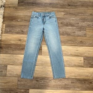 AE Stretch Super High-Waisted Straight Jean